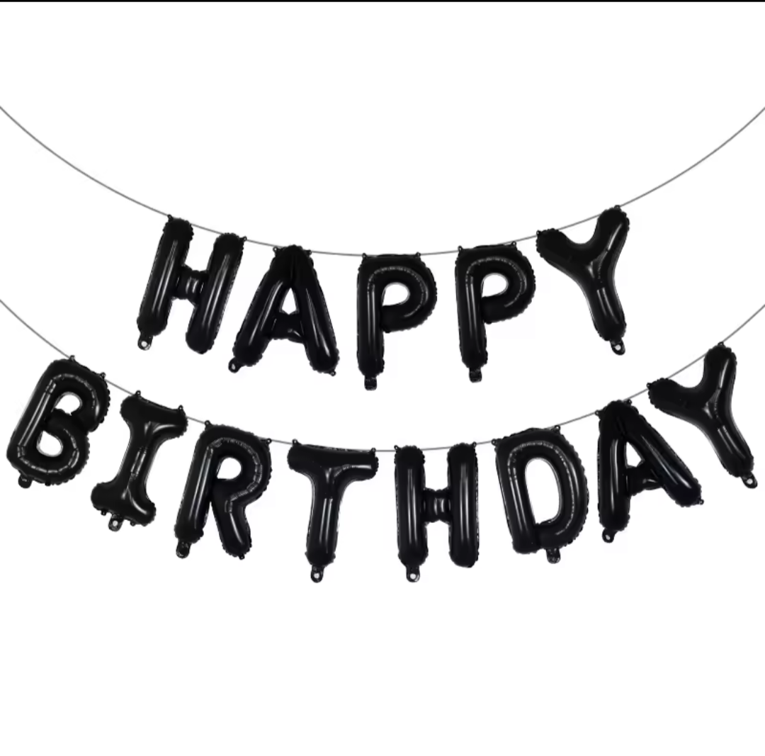 Happy Birthday Foil Balloon – 16 Inches For Birthday Decor