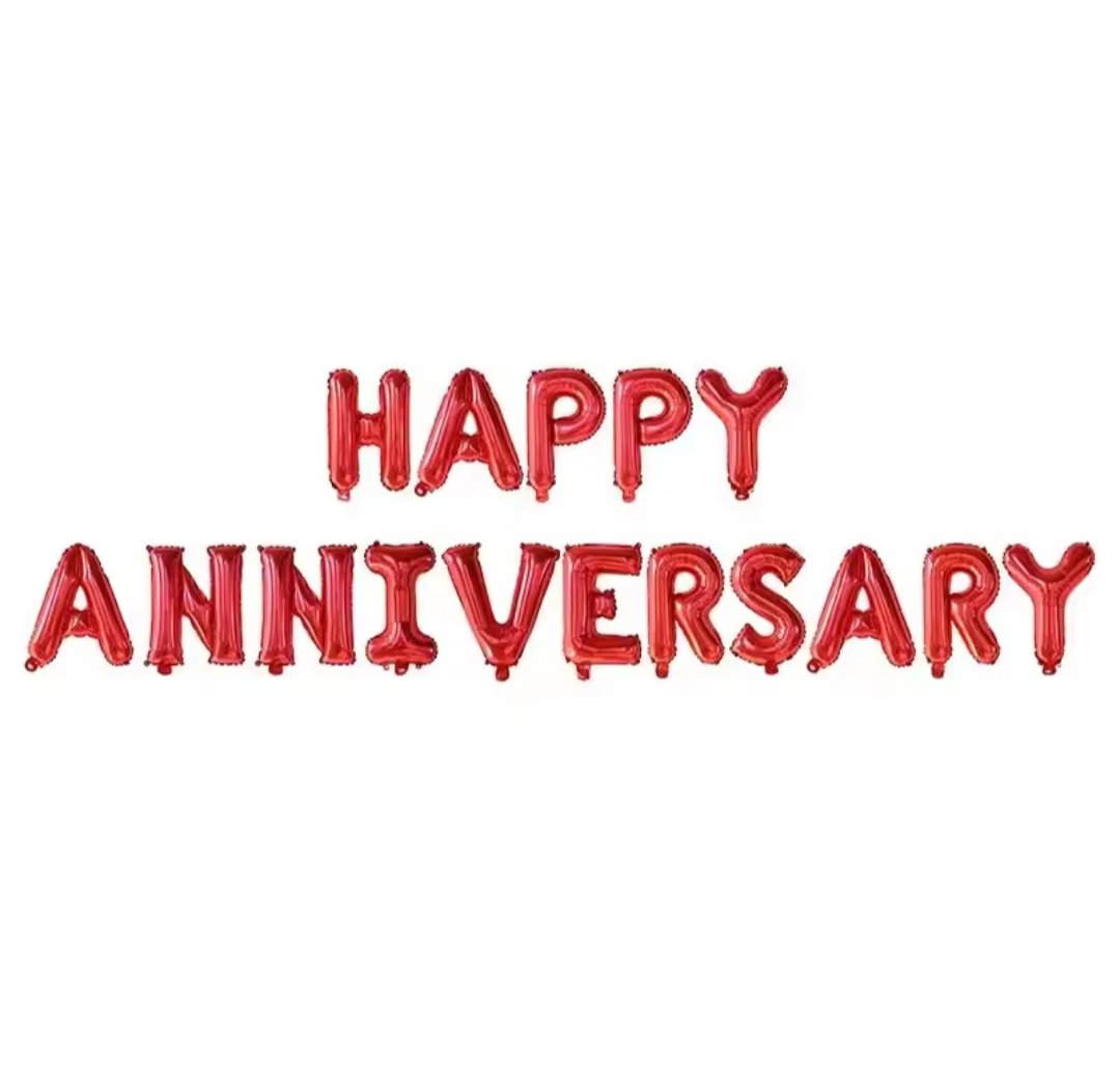 Happy Anniversary Foil Balloon 16 inches